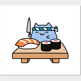 Sushi Cat Posters and Art